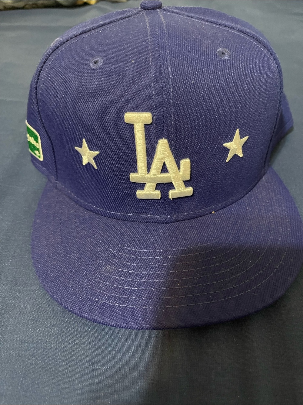 Navy Los Angeles Logo Baseball Cap with Stars